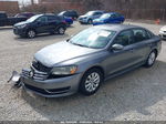 2012 Volkswagen Passat 2.5l S Gray vin: 1VWAP7A37CC034180