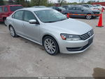 2014 Volkswagen Passat 2.5l S Silver vin: 1VWAP7A37EC023862