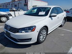 2012 Volkswagen Passat S W/appearance White vin: 1VWAP7A38CC003956