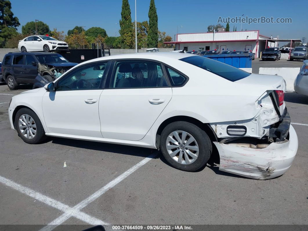 2012 Volkswagen Passat S W/appearance White vin: 1VWAP7A38CC003956