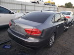 2012 Volkswagen Passat S Gray vin: 1VWAP7A38CC043566