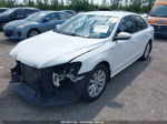 2012 Volkswagen Passat 2.5l S White vin: 1VWAP7A38CC068385