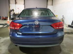 2012 Volkswagen Passat S Синий vin: 1VWAP7A38CC096140