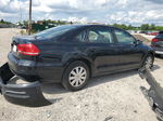 2013 Volkswagen Passat S Black vin: 1VWAP7A38DC120874