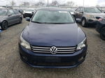 2013 Volkswagen Passat S Синий vin: 1VWAP7A38DC123564