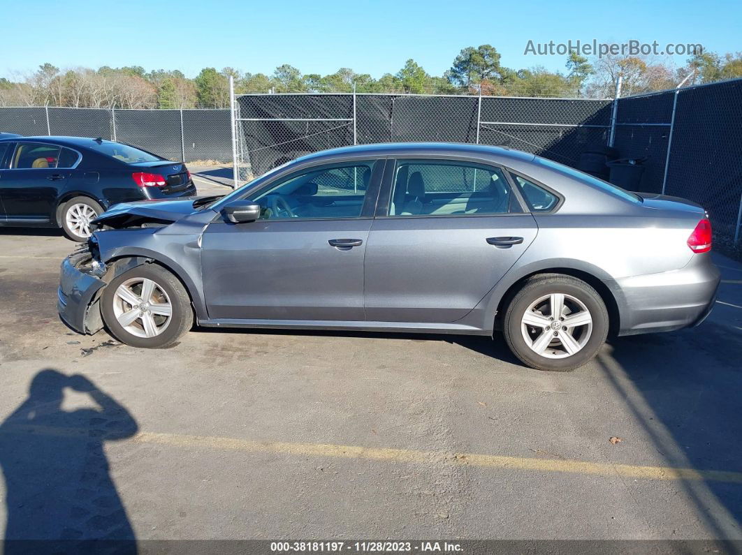 2014 Volkswagen Passat 2.5l S Silver vin: 1VWAP7A38EC023594