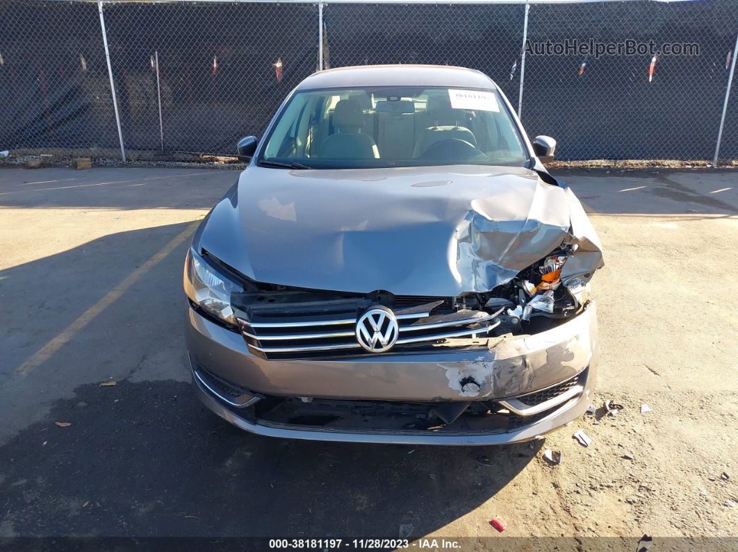 2014 Volkswagen Passat 2.5l S Silver vin: 1VWAP7A38EC023594