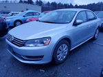 2012 Volkswagen Passat S Silver vin: 1VWAP7A39CC063275