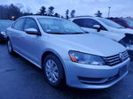 2012 Volkswagen Passat S Silver vin: 1VWAP7A39CC063275