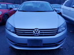 2012 Volkswagen Passat S Silver vin: 1VWAP7A39CC063275