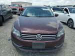 2012 Volkswagen Passat S Maroon vin: 1VWAP7A39CC087138