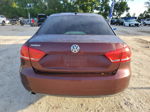 2013 Volkswagen Passat S Burgundy vin: 1VWAP7A39DC127963