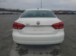 2013 Volkswagen Passat S White vin: 1VWAP7A3XDC038483