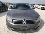 2014 Volkswagen Passat S Gray vin: 1VWAP7A3XEC010281