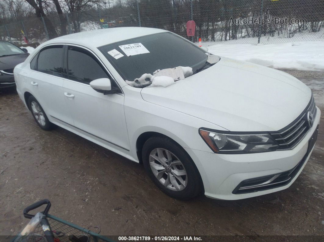 2016 Volkswagen Passat 1.8t S White vin: 1VWAS7A30GC034106