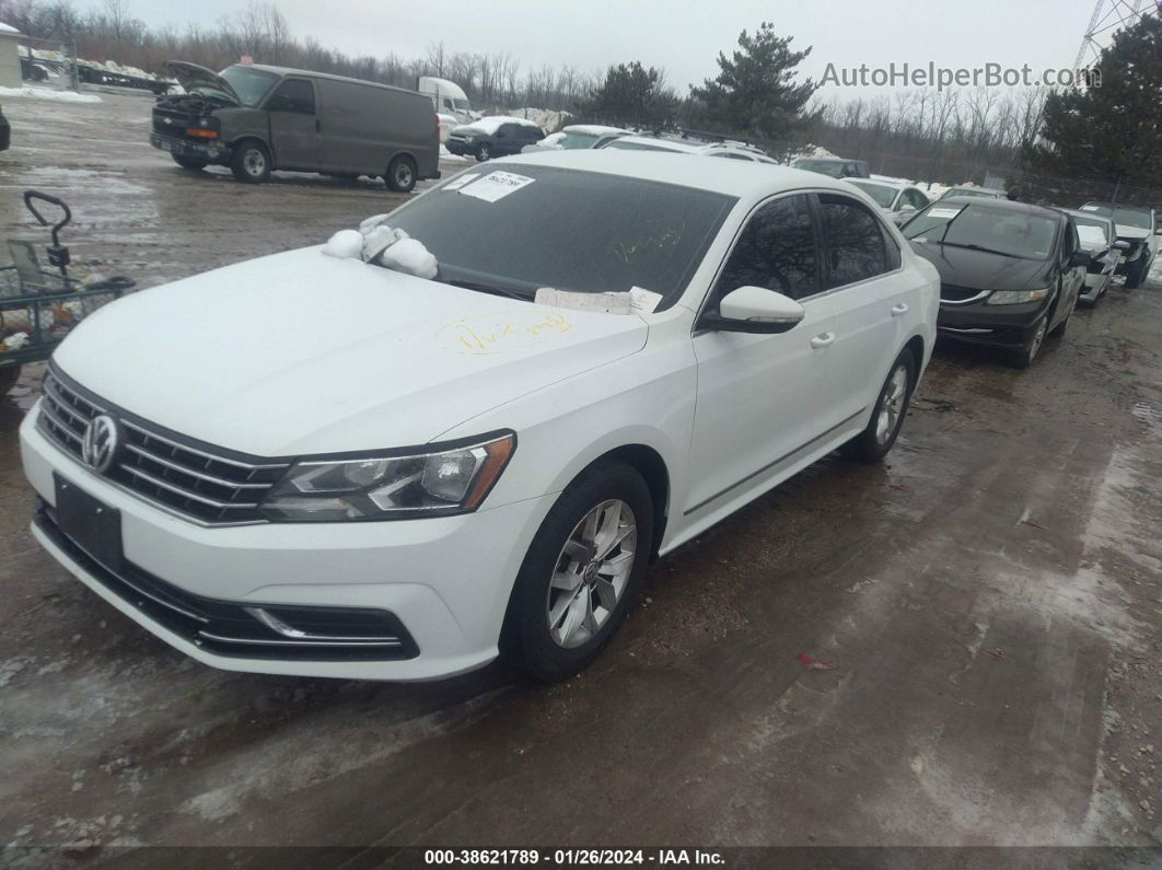 2016 Volkswagen Passat 1.8t S White vin: 1VWAS7A30GC034106