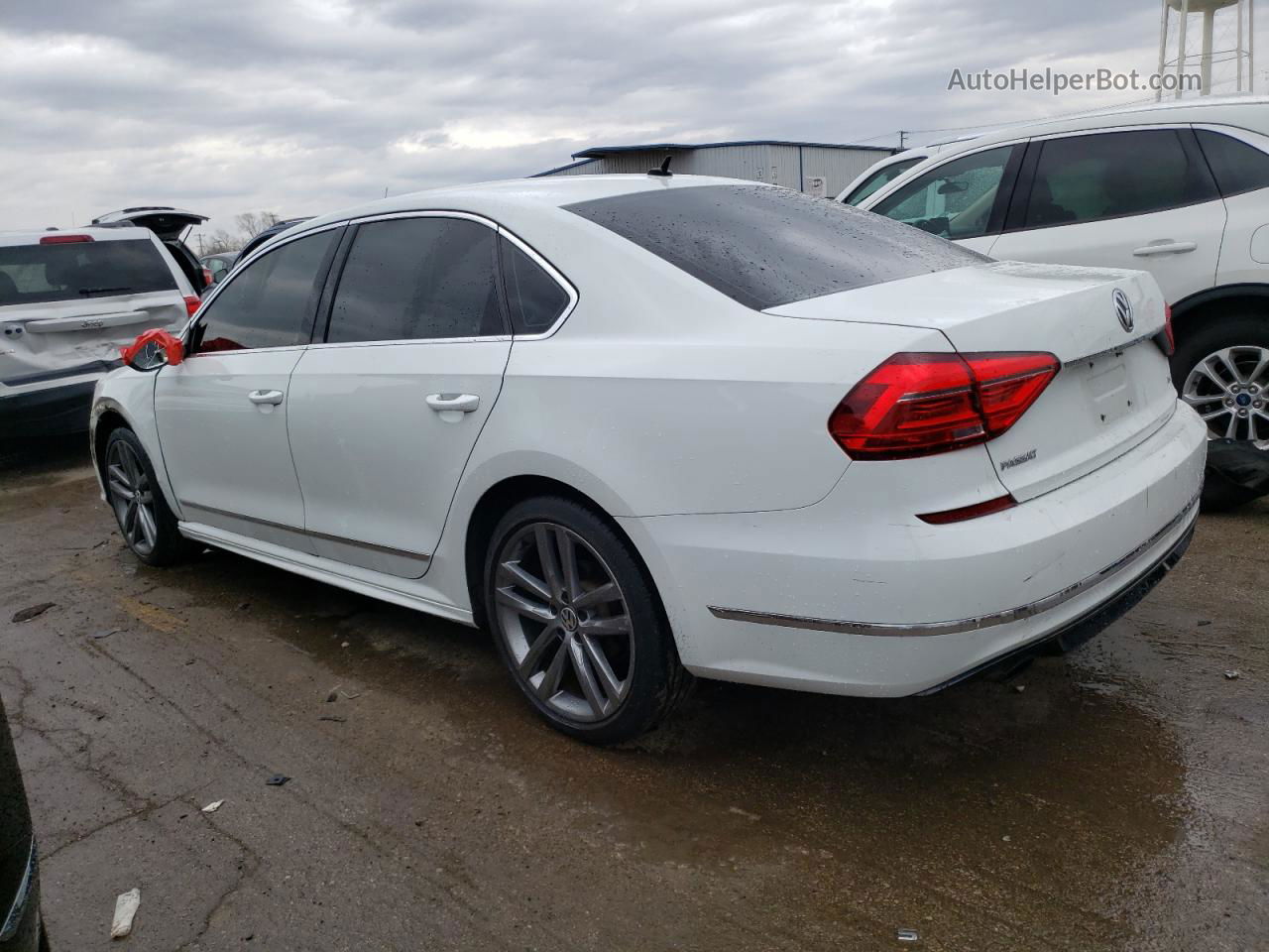 2016 Volkswagen Passat S White vin: 1VWAS7A30GC039032