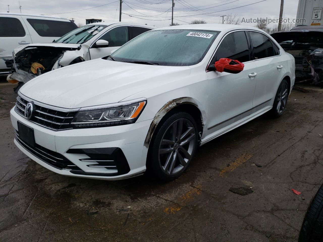 2016 Volkswagen Passat S White vin: 1VWAS7A30GC039032