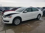 2014 Volkswagen Passat S White vin: 1VWAS7A31EC120229