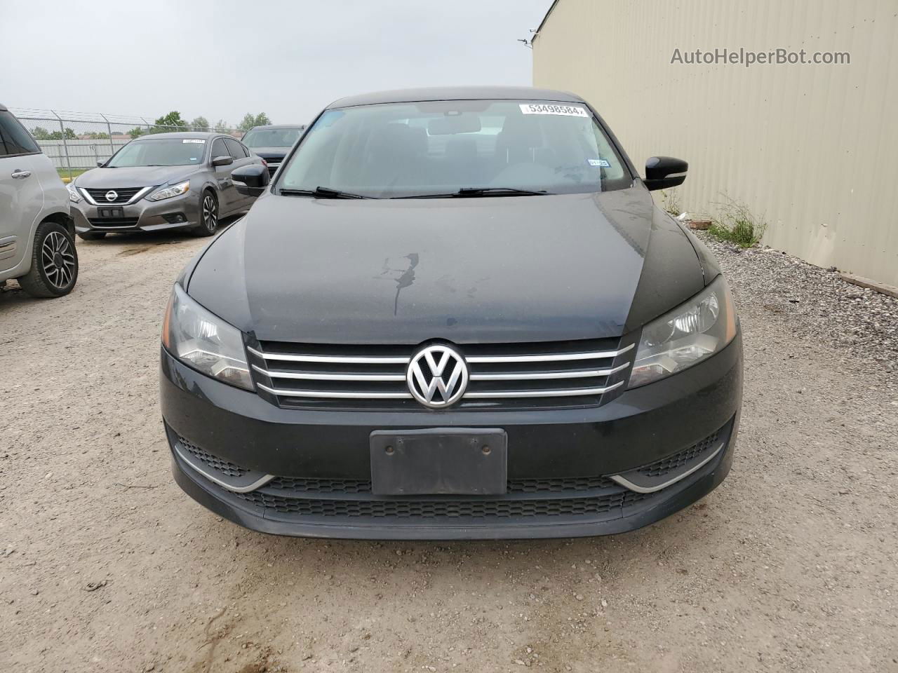 2015 Volkswagen Passat S Черный vin: 1VWAS7A31FC014526