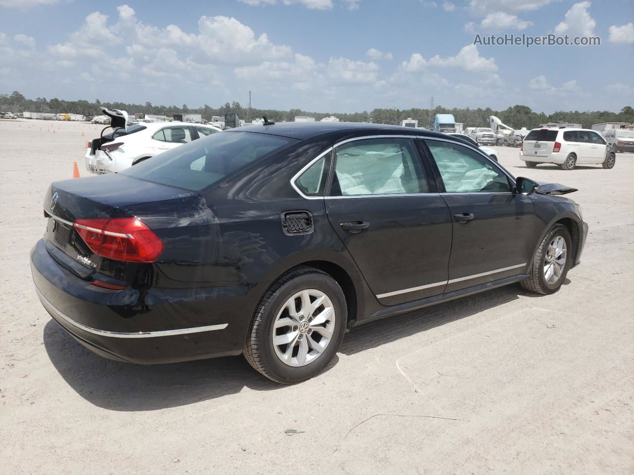 2016 Volkswagen Passat S Black vin: 1VWAS7A31GC037127