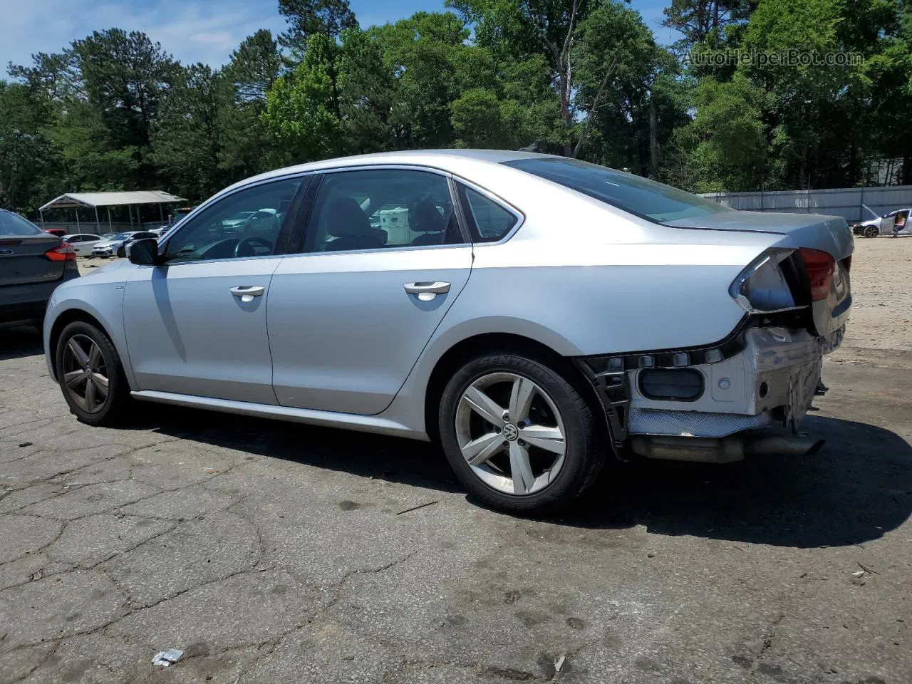 2014 Volkswagen Passat S Silver vin: 1VWAS7A32EC036565