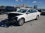 2014 Volkswagen Passat S White vin: 1VWAS7A33EC064097