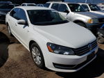 2014 Volkswagen Passat S White vin: 1VWAS7A33EC094314