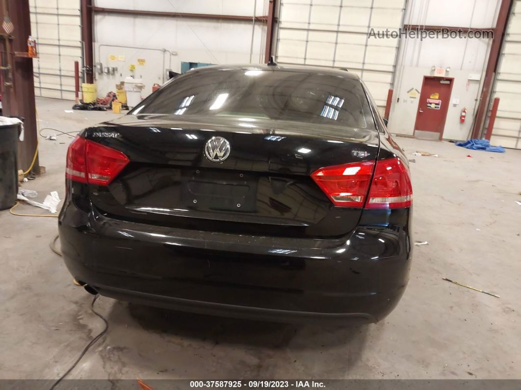 2015 Volkswagen Passat 1.8t Wolfsburg Edition Black vin: 1VWAS7A33FC063646