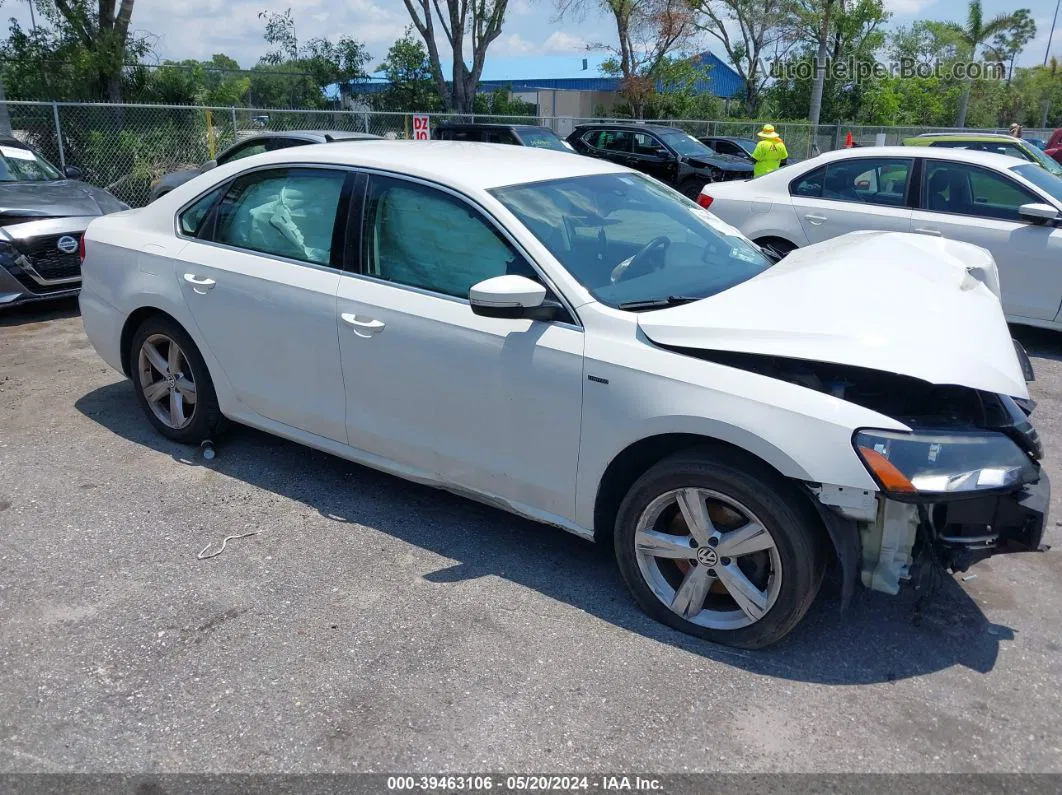 2015 Volkswagen Passat 1.8t Limited Edition White vin: 1VWAS7A33FC108522