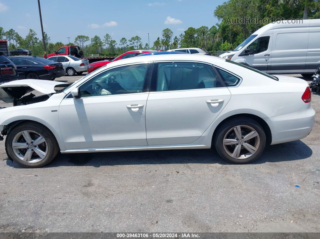 2015 Volkswagen Passat 1.8t Limited Edition White vin: 1VWAS7A33FC108522