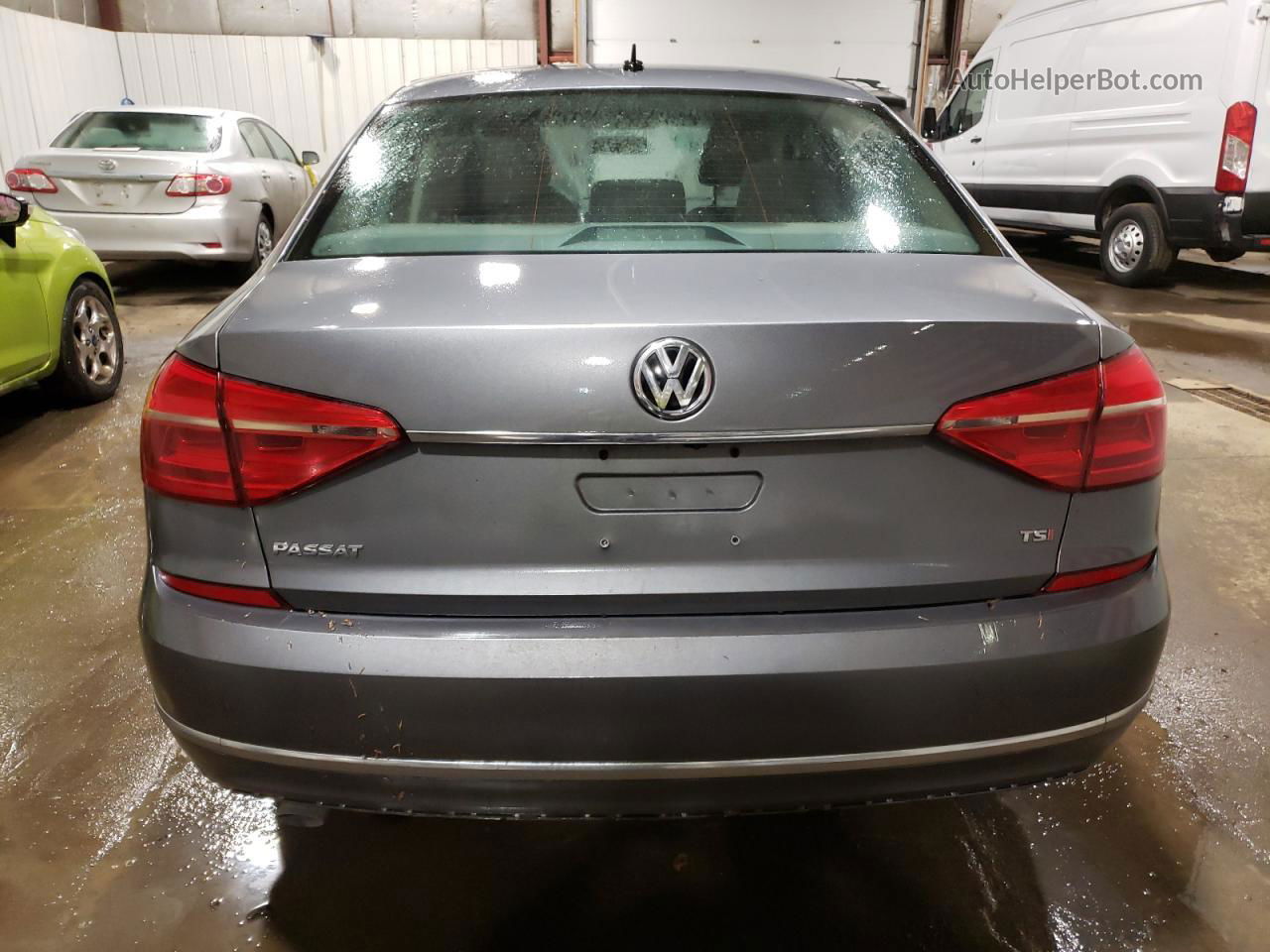 2016 Volkswagen Passat S Gray vin: 1VWAS7A33GC046086