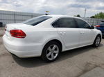 2014 Volkswagen Passat S White vin: 1VWAS7A34EC050354