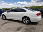 2014 Volkswagen Passat S White vin: 1VWAS7A34EC050354