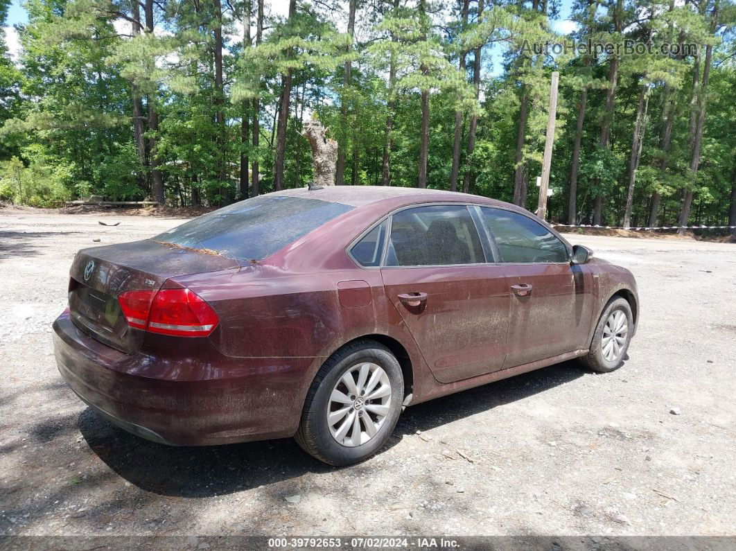 2014 Volkswagen Passat 1.8t Wolfsburg Edition Purple vin: 1VWAS7A34EC071592