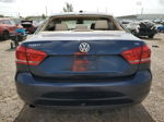 2015 Volkswagen Passat S Синий vin: 1VWAS7A34FC116502