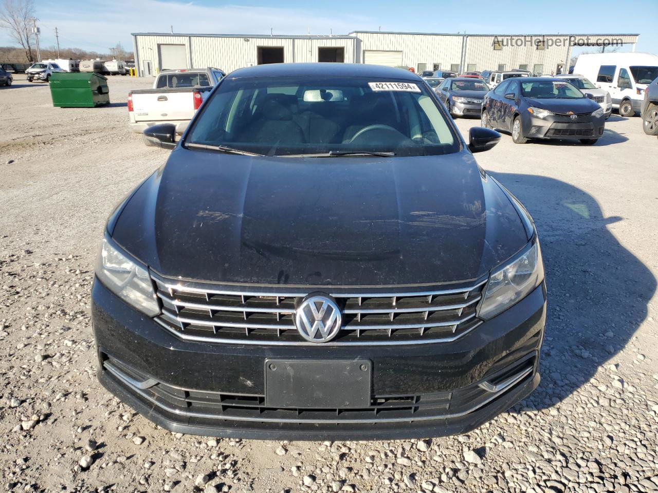 2016 Volkswagen Passat S Black vin: 1VWAS7A34GC025666