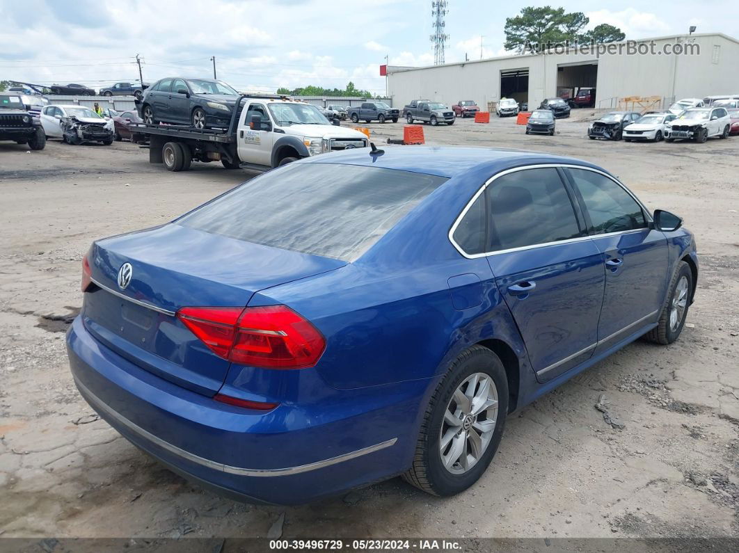 2016 Volkswagen Passat 1.8t S Blue vin: 1VWAS7A34GC029376