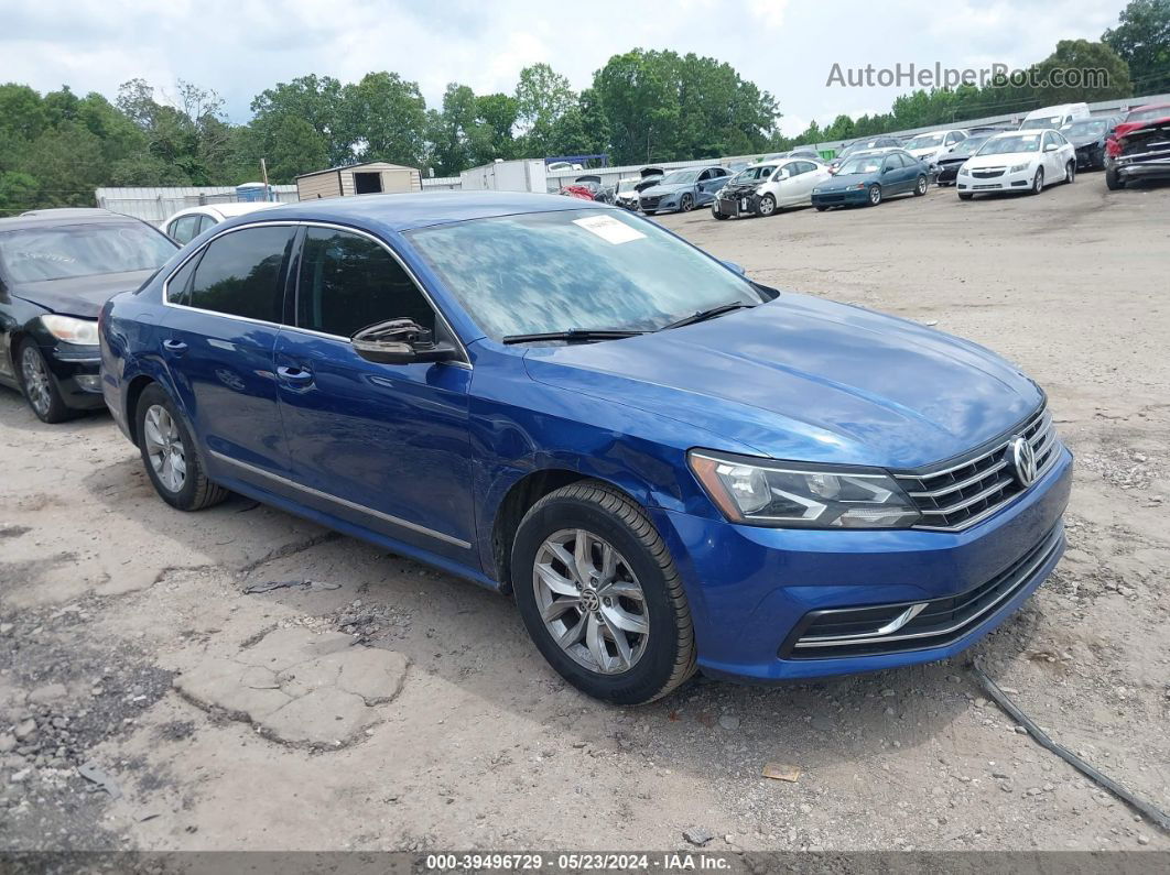 2016 Volkswagen Passat 1.8t S Blue vin: 1VWAS7A34GC029376