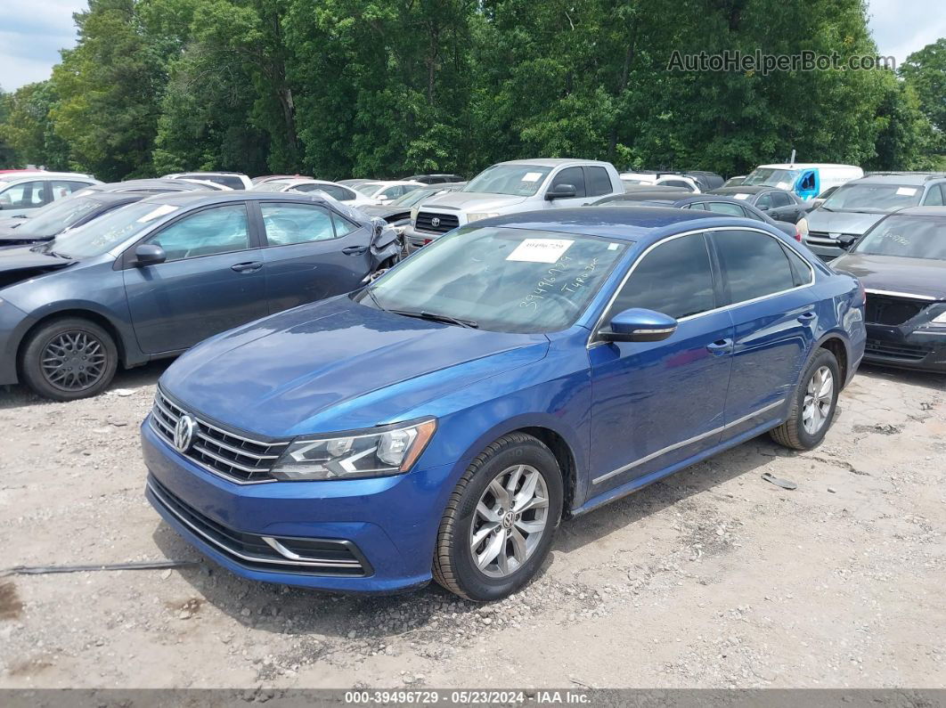 2016 Volkswagen Passat 1.8t S Blue vin: 1VWAS7A34GC029376