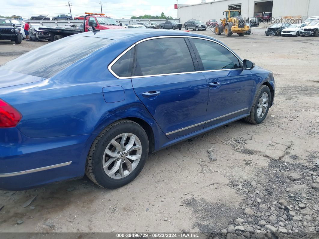 2016 Volkswagen Passat 1.8t S Blue vin: 1VWAS7A34GC029376