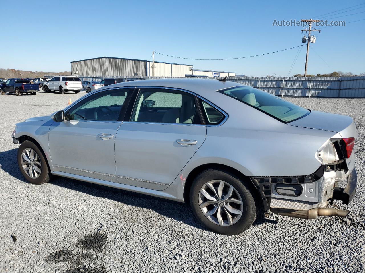 2016 Volkswagen Passat S Silver vin: 1VWAS7A34GC029667