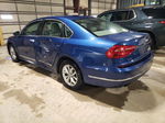 2016 Volkswagen Passat S Blue vin: 1VWAS7A34GC066797