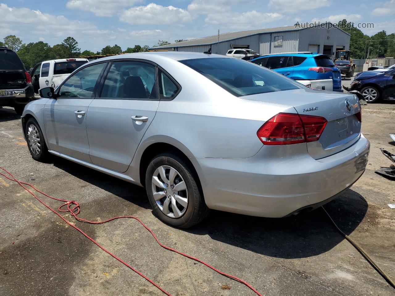 2015 Volkswagen Passat S Silver vin: 1VWAS7A35FC067505