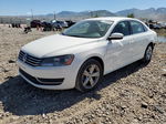 2014 Volkswagen Passat S White vin: 1VWAS7A36EC051246