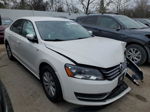 2014 Volkswagen Passat S White vin: 1VWAS7A36EC114667