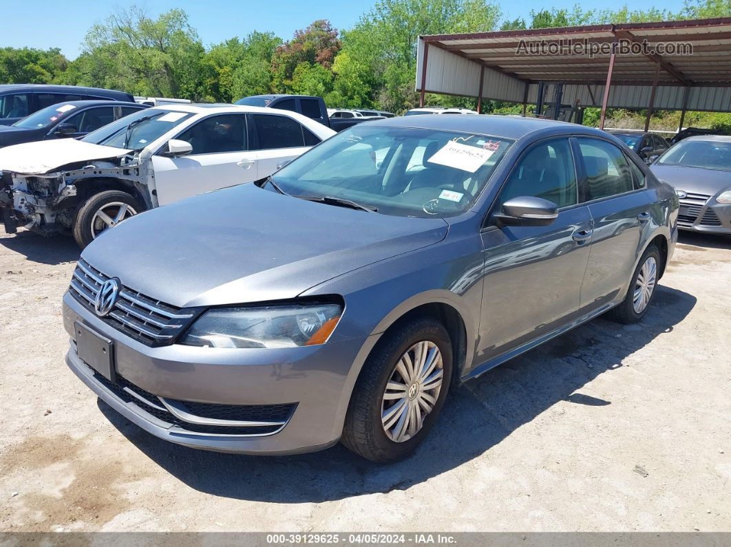 2015 Volkswagen Passat 1.8t S Gray vin: 1VWAS7A36FC029913