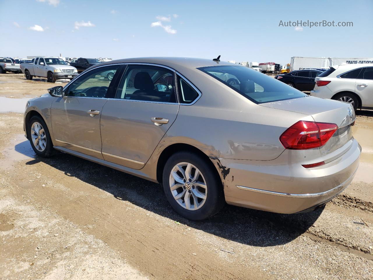 2016 Volkswagen Passat S Silver vin: 1VWAS7A36GC012689