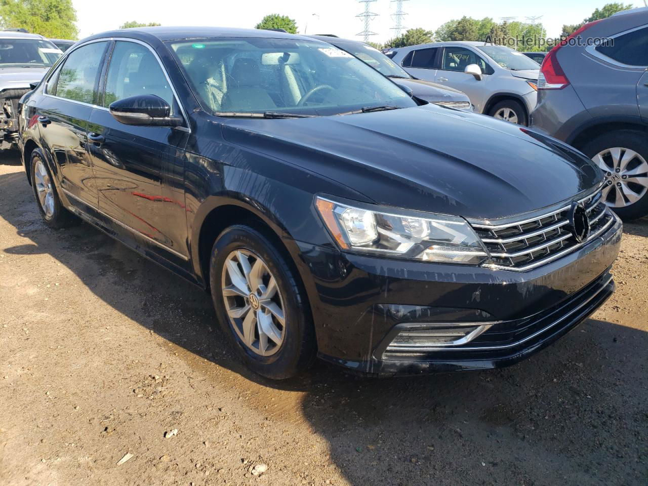 2016 Volkswagen Passat S Черный vin: 1VWAS7A36GC028410