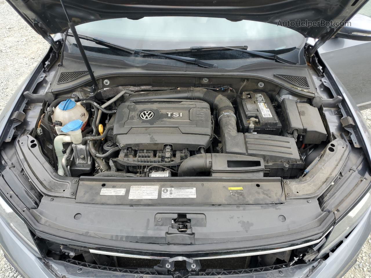 2016 Volkswagen Passat S Серый vin: 1VWAS7A37GC048049